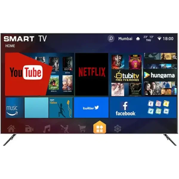 BLACK ARK 43 INCH HD LED SMART FRAMELESS TV